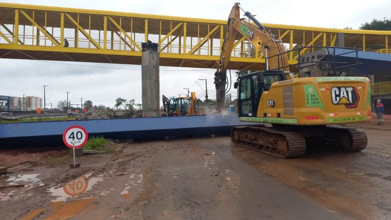 Corte controlado de Passarela com Fio Diamantado
